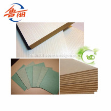 Furniture grade Carb P2 MDF board interior use